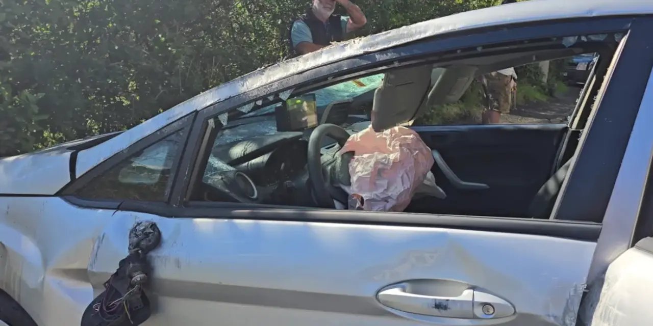 Zonguldak'ta otomobil takla attı: Anne ve çocuğu yaralandı