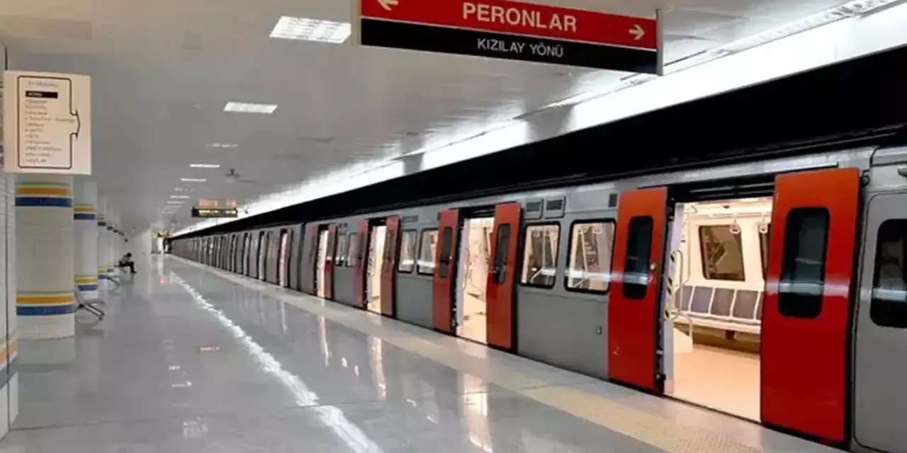 Ankara'da Ankaray kapatıldı