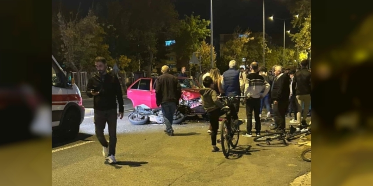 Muratlı'da motosiklet ile otomobil çarpıştı: 1 kişi yaralandı