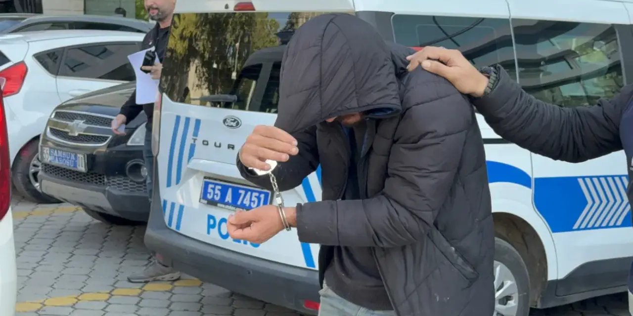 Samsun'da eşinin kaburgalarını kıran şahıs tutuklandı