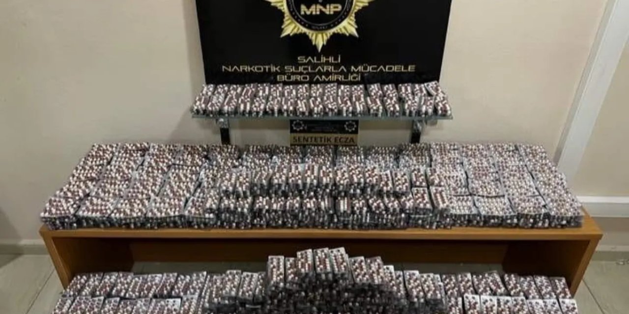 Manisa'da uyuşturucu operasyonu: 30 bin hap ele geçirildi