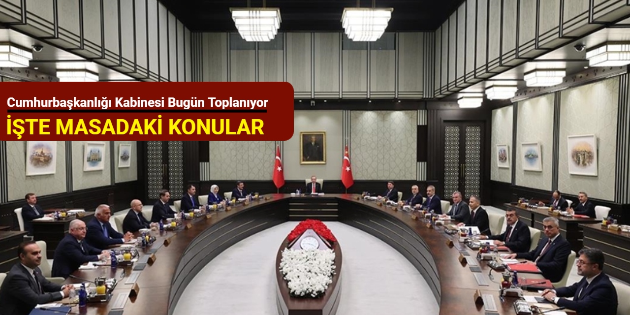 Cumhurbaşkanlığı Kabinesi bugün toplanıyor: İşte masadaki konular