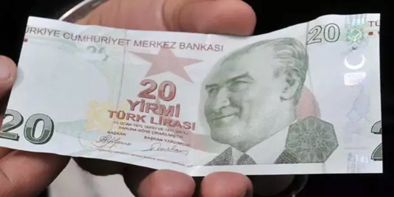 Yeni 20 liralık banknot bugün tedavüle girdi: İşte değişiklik
