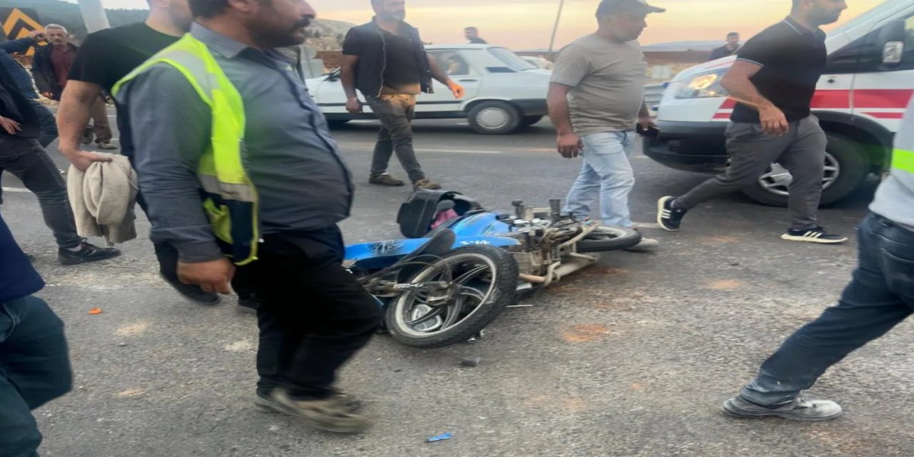 Adıyaman'da trafik kazası: Motosiklet sürücüsü hayatını kaybetti