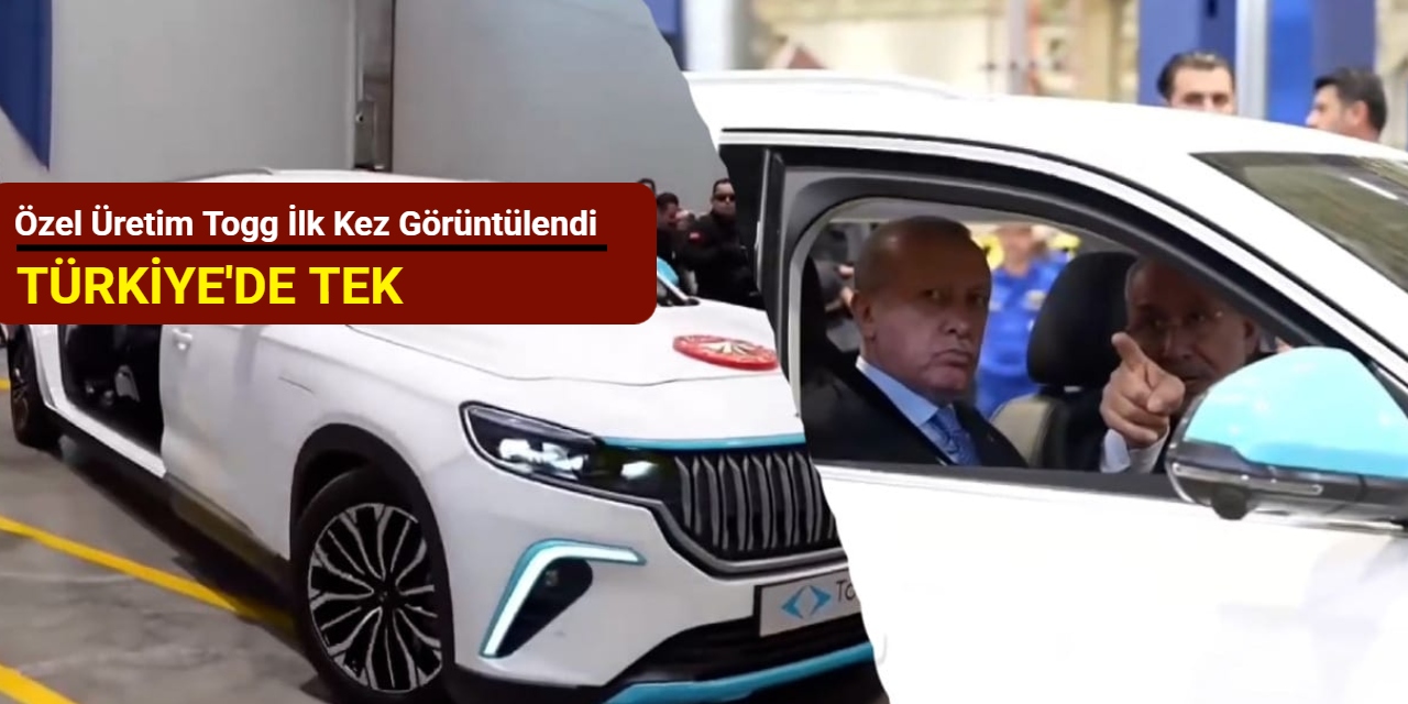 Türkiye'de tek: Özel üretim Togg ilk kez görüntülendi