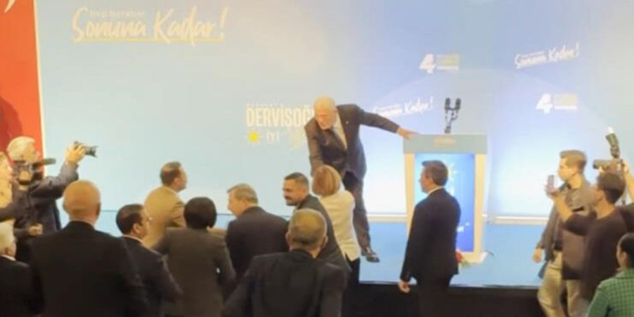 Dervişoğlu'nun bu sözleri sonrası Belediye Başkanı salonu terk etti