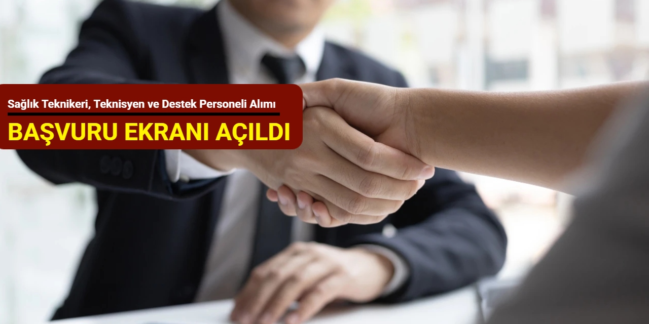Sağlık teknikeri, teknisyen, destek personeli... Kahramanmaraş Sütçü İmam Üniversitesi personel alımı başvuru ekranı açıldı