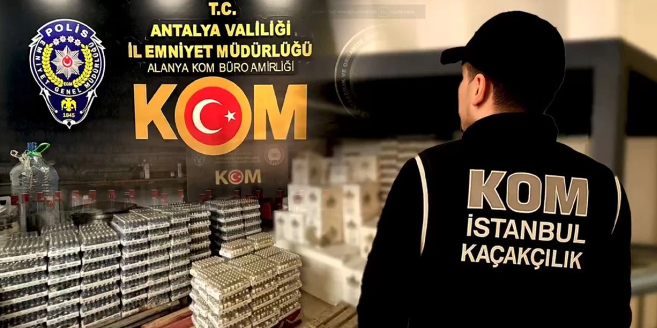 81 ilde operasyon: Binlerce şişe sahte alkollü içki ele geçirildi