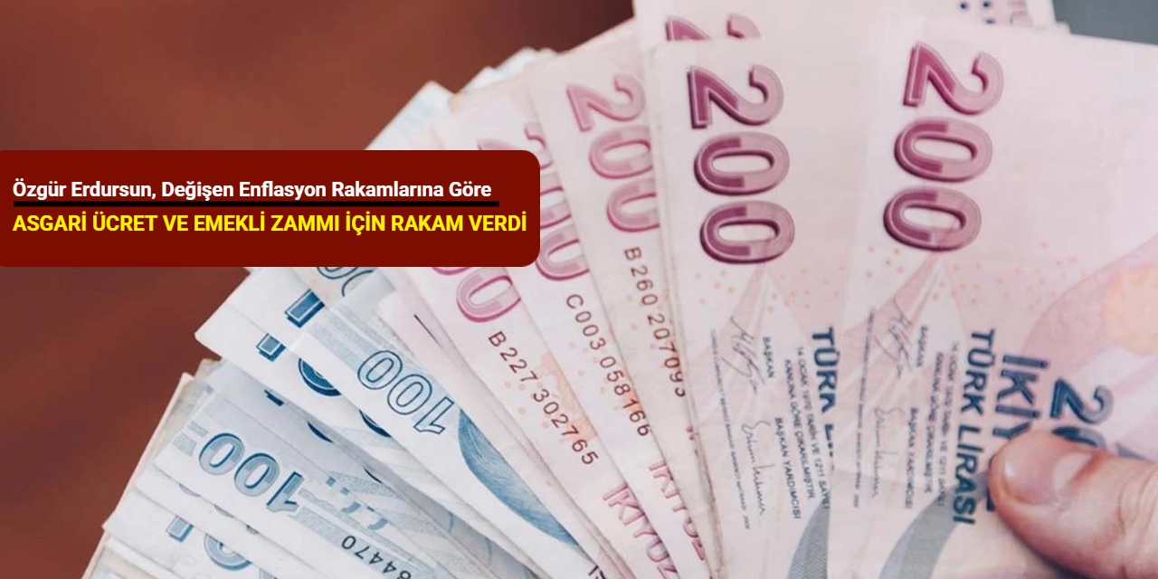 Yeni asgari ücret ve emekli zammı için net rakam verdi