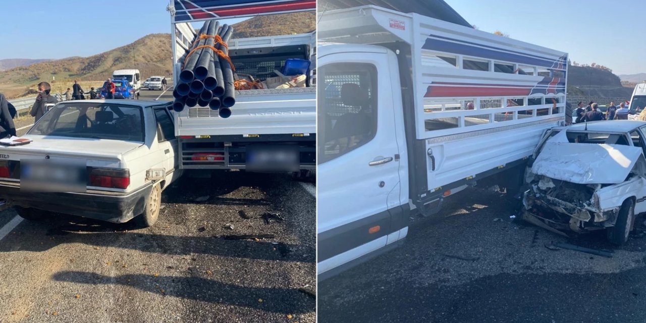 Bingöl'de feci kaza: 1 ölü 3  yaralı