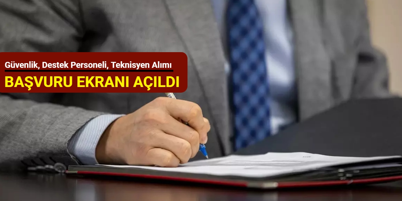 Güvenlik, destek personeli, teknisyen... İskenderun Teknik Üniversitesi personel alımı yapacak