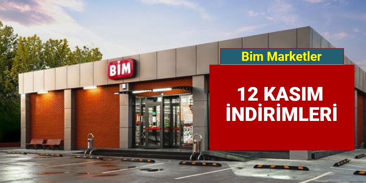 BİM 12 Kasım 2024 aktüel ürünler kataloğu