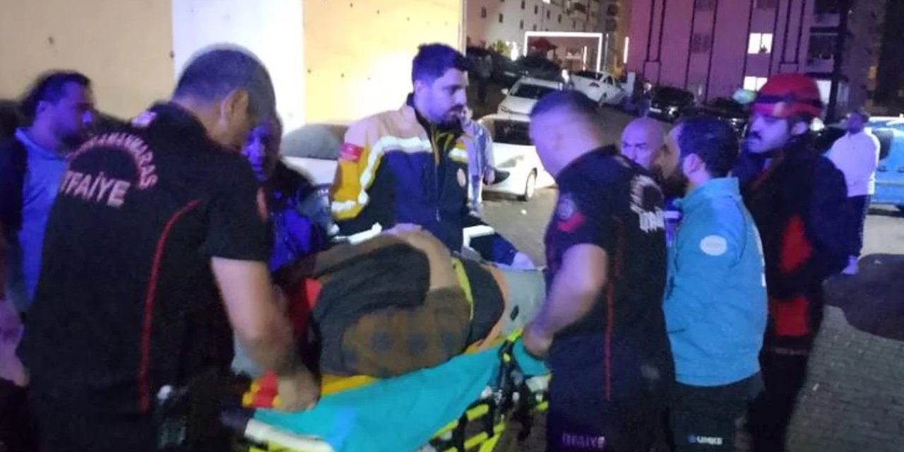 Kahramanmaraş'ta asansör 6.kattan yere çakıldı