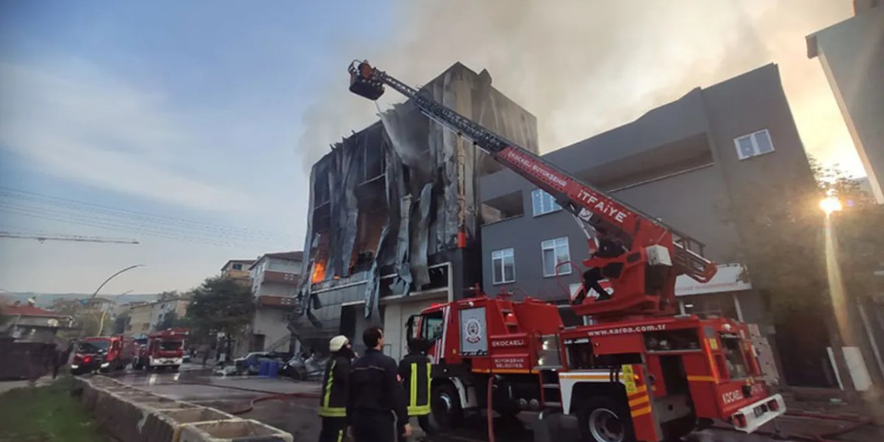 Kocaeli'ndeki yangınla ilgili 5 kişi daha açığa alındı