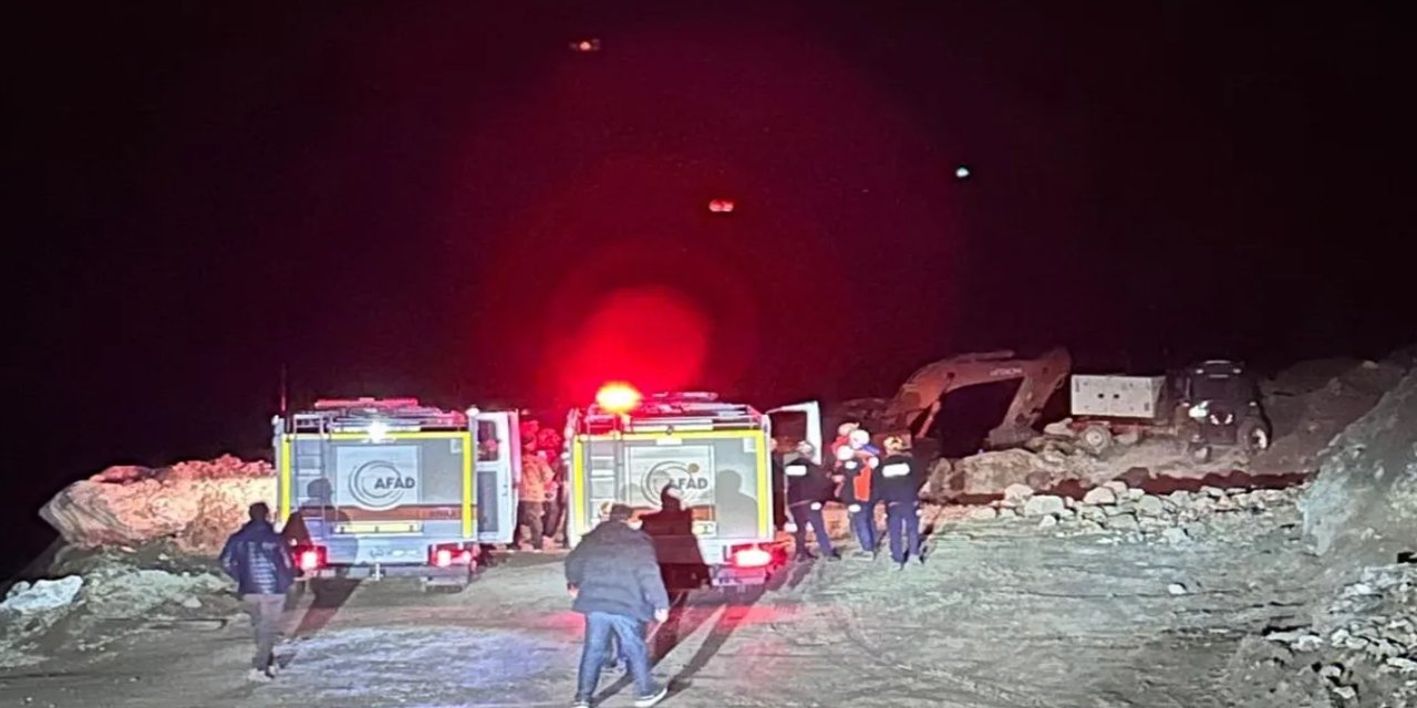 Sivas'ta maden ocağında göçük: 1 işçi enkaz altında
