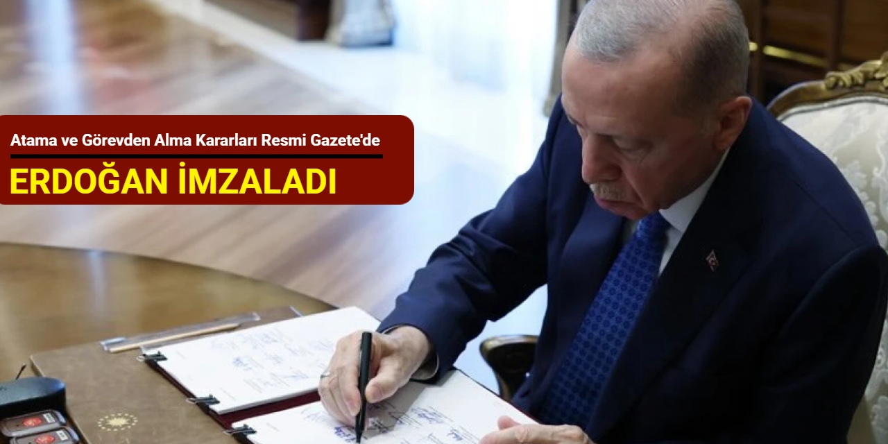 19 Kasım atama ve görevden alma kararları Resmi Gazete'de