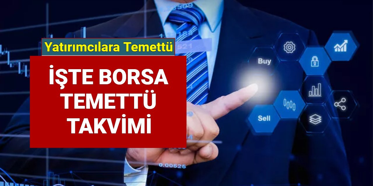 Borsada son dakika: İşte Kasım ve Aralık 2024 temettü takvimi