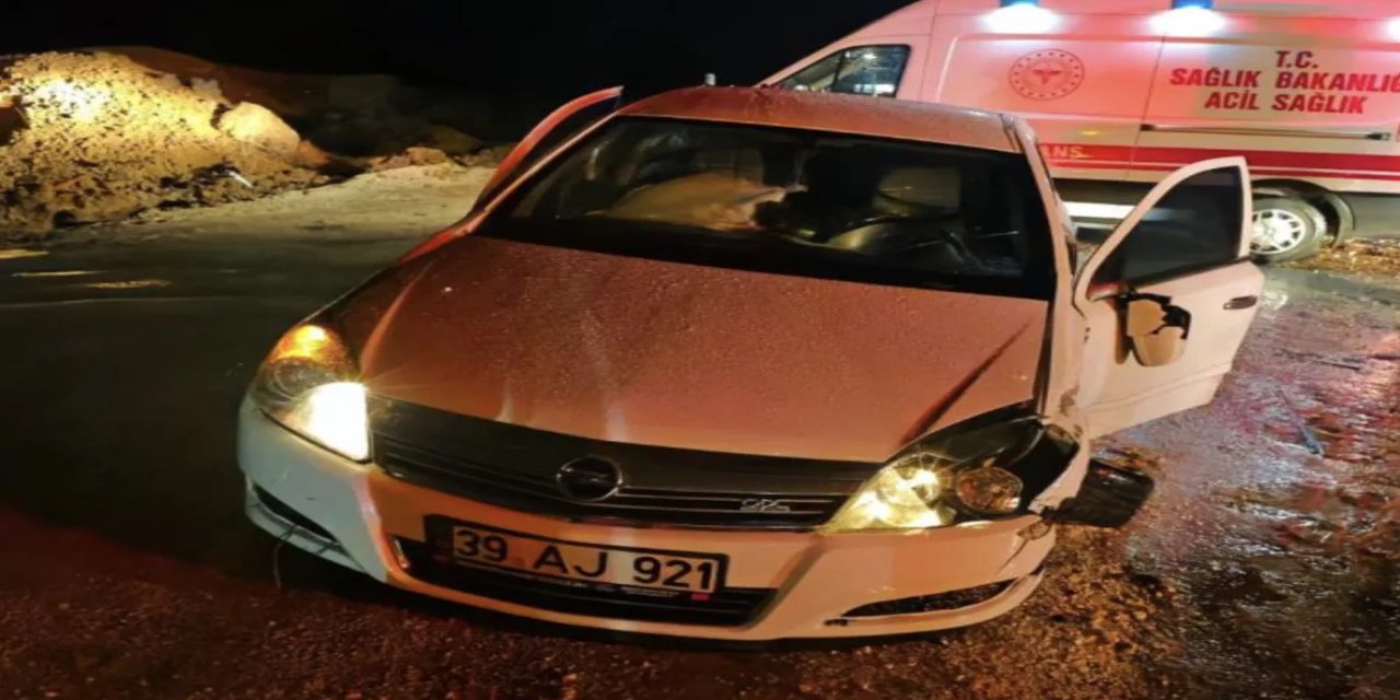 Kırklareli'nde yağış nedeniyle zincirleme kaza: 4 kişi yaralandı