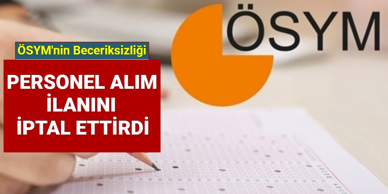 Kocaeli Üniversitesi, personel alımını iptal etti