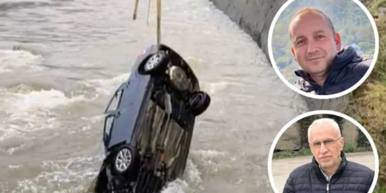 Bulancak'ta dereye yuvarlanan araçtaki 2 kişi hayatını kaybetti