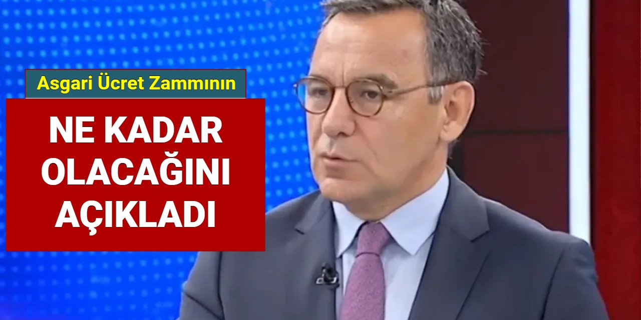 Deniz Zeyrek, asgari ücret zammını açıkladı