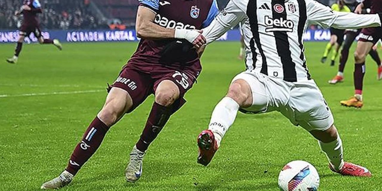 Trabzonspor-Beşiktaş maçında ilk 11'ler belli oldu