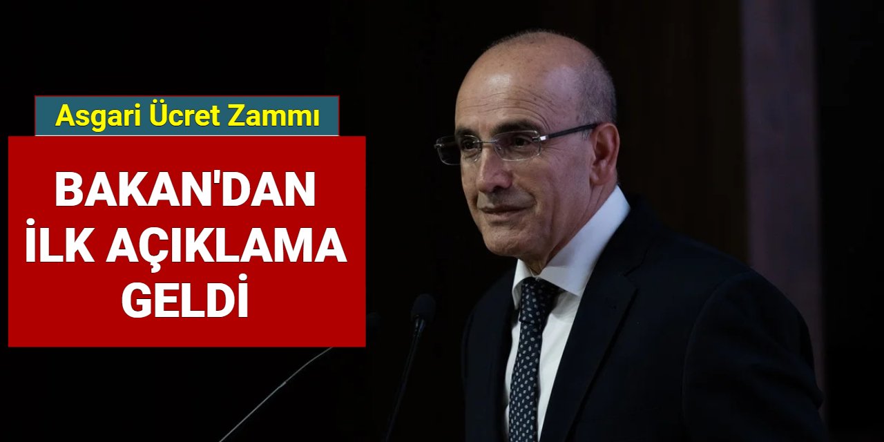 Mehmet Şimşek'ten asgari ücret zammı için ilk açıklama