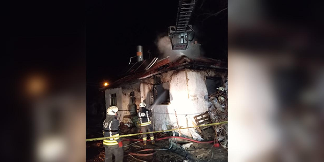 Konya'da ev yangını: 1 kişi hayatını kaybetti