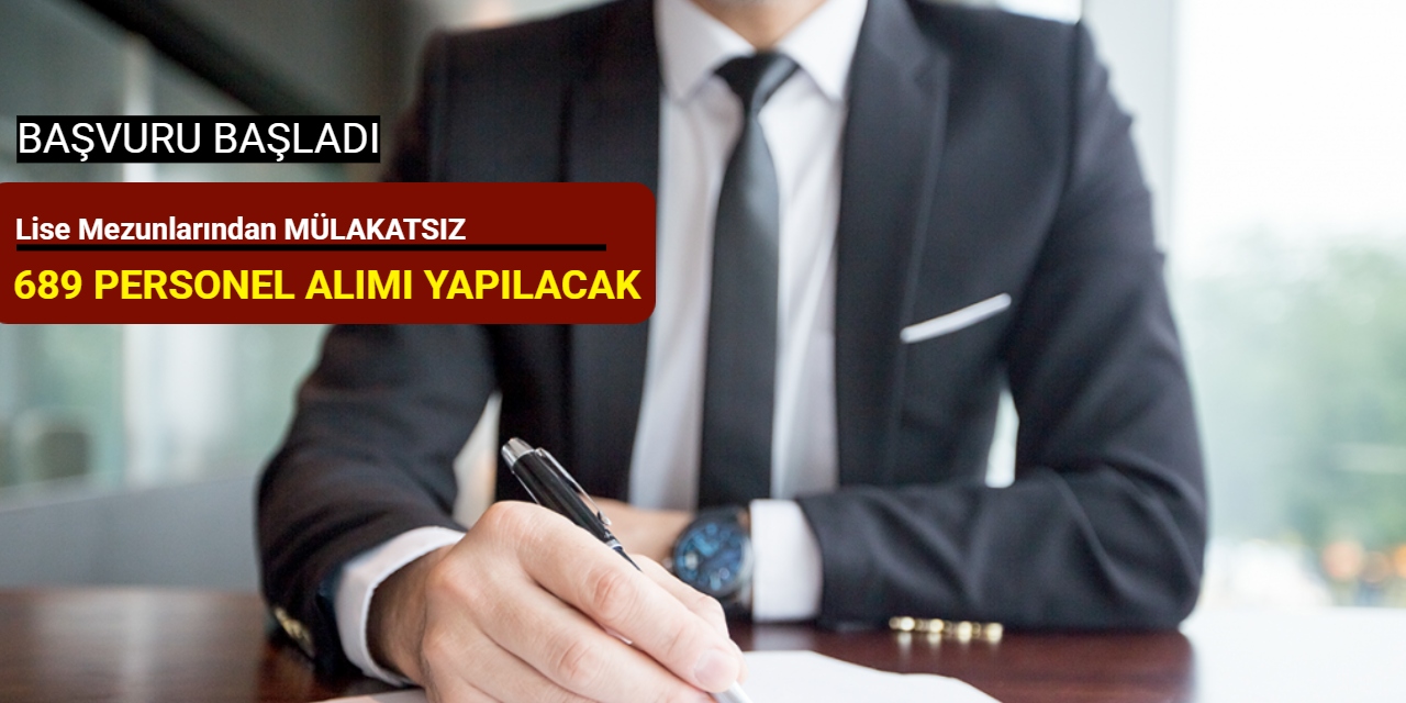 Ortaöğretim/Lise KPSS tercih robotu 2025/2: 689 personel alımı yapılacak