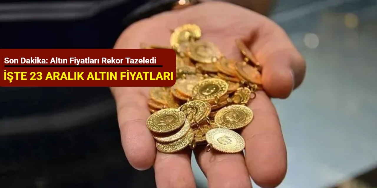 Son dakika: Altın fiyatları rekor tazeledi