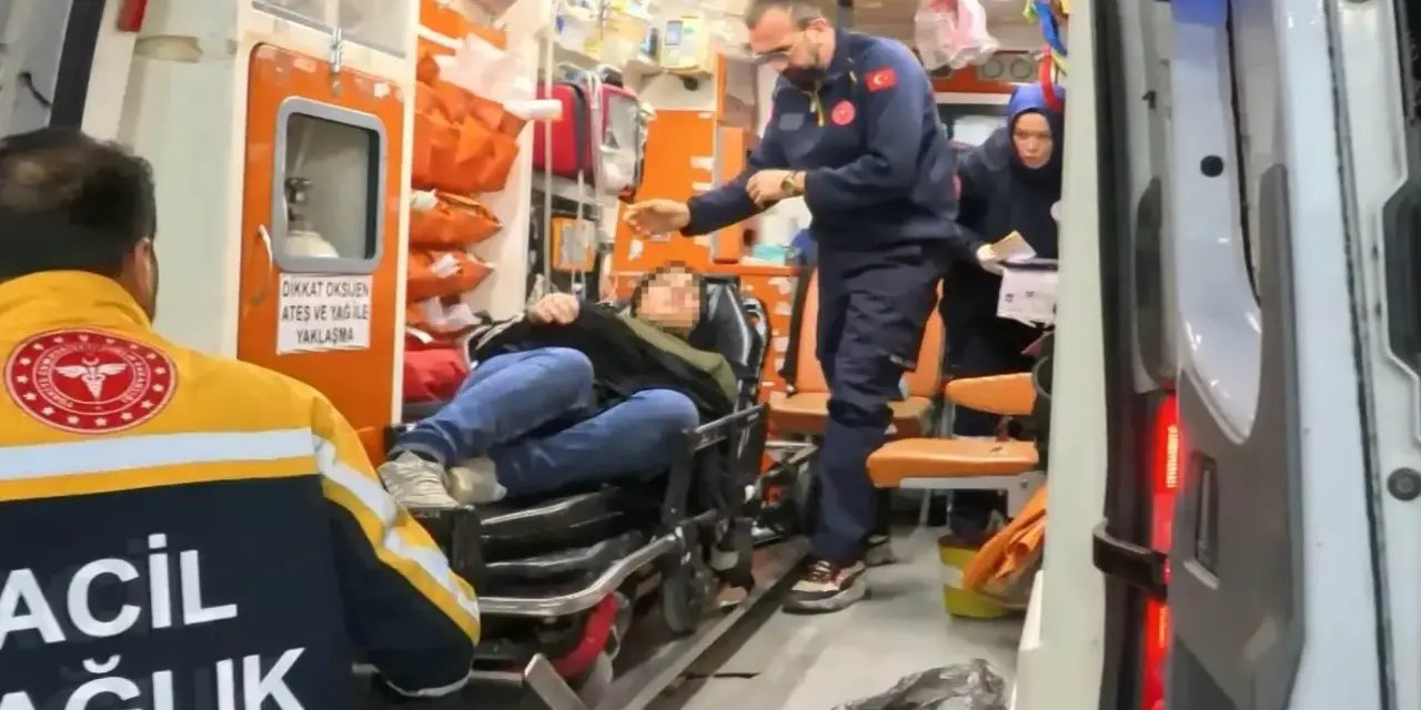 Aksaray'da hamile kadını darp edip sokağa attılar