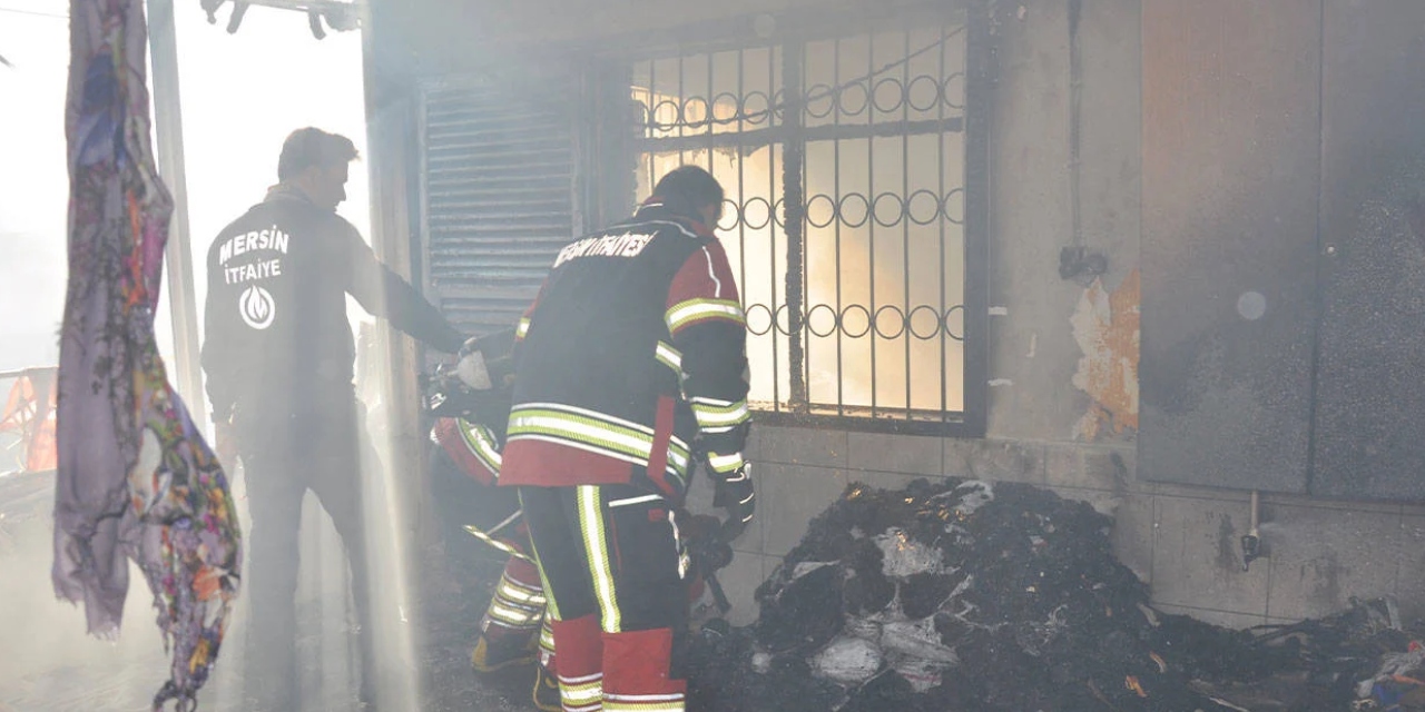 Mersin'de ev yangını: 2 çocuk hayatını kaybetti