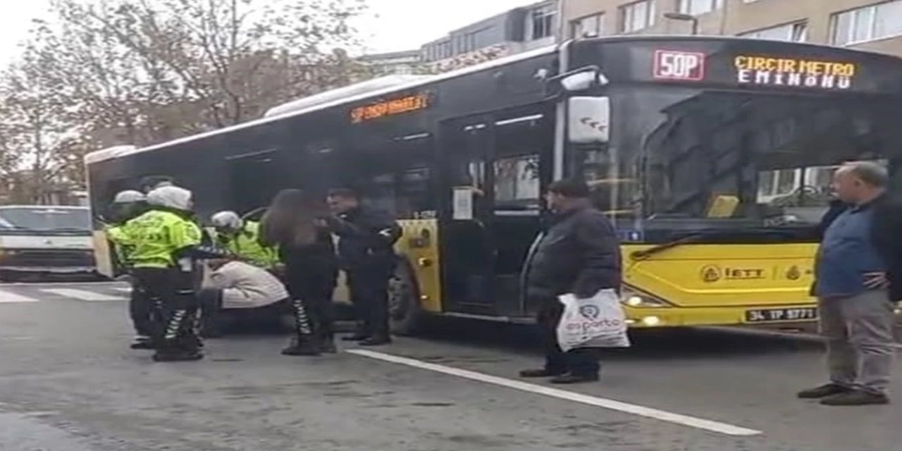 İETT otobüsü yaşlı adama çarptı: Ağır yaralandı