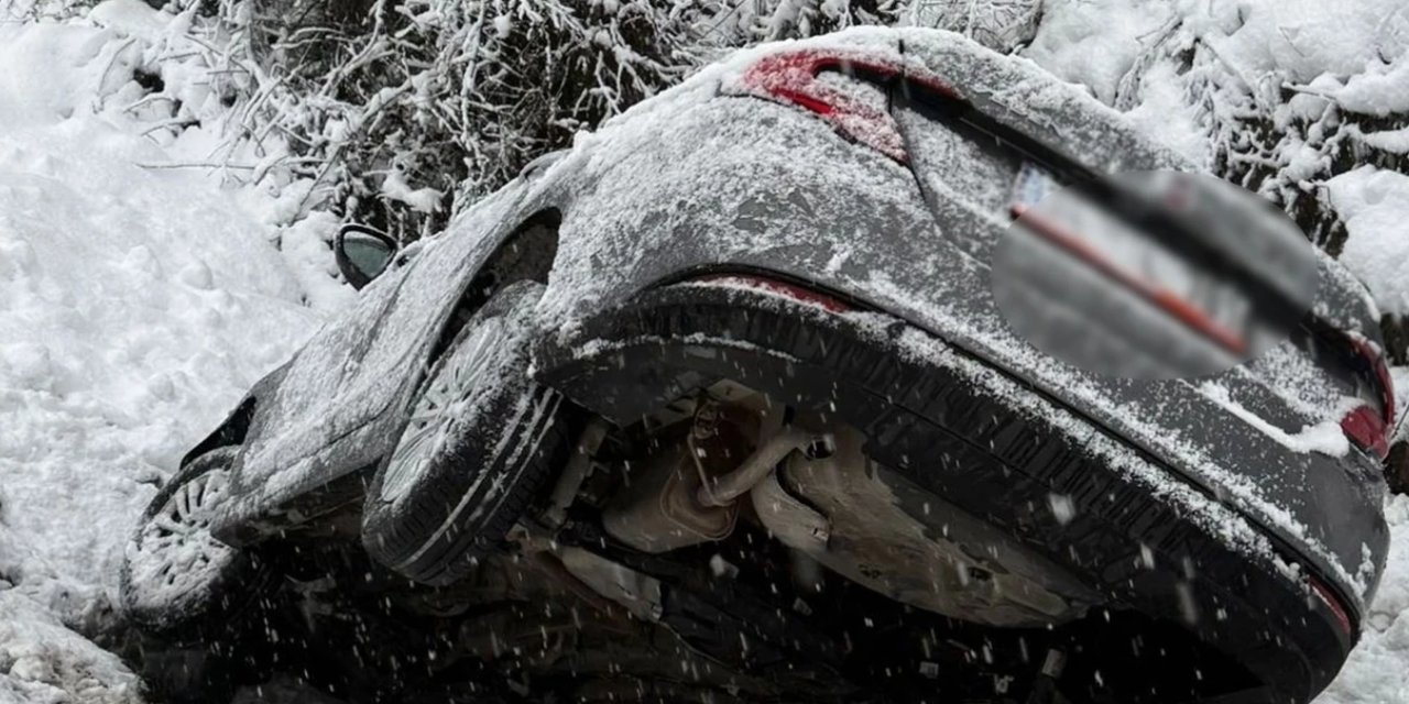 Düzce'de otomobil kanala uçtu: Çok sayıda yaralı var