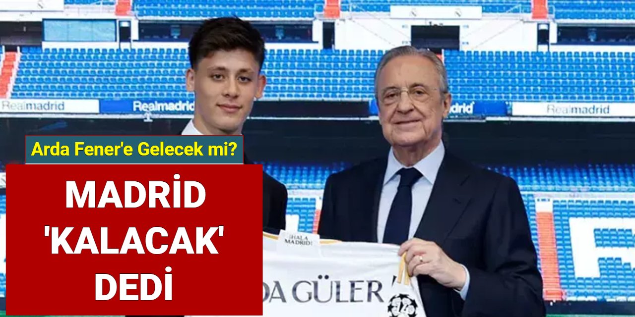 Arda Güler Fenerbahçe'ye gelecek mi? Real Madrid açıkladı