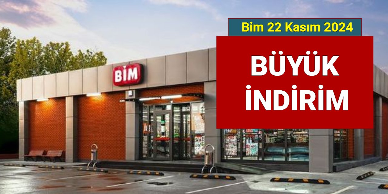 Bim 22 Kasım 2024 aktüel ürünler kataloğu ve indirimleri