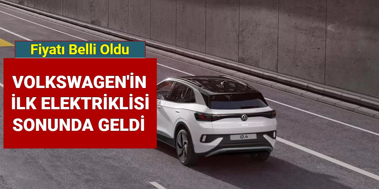 Volkswagen'in ilk elektriklisi Türkiye'ye geldi: İşte ID.4 fiyat listesi