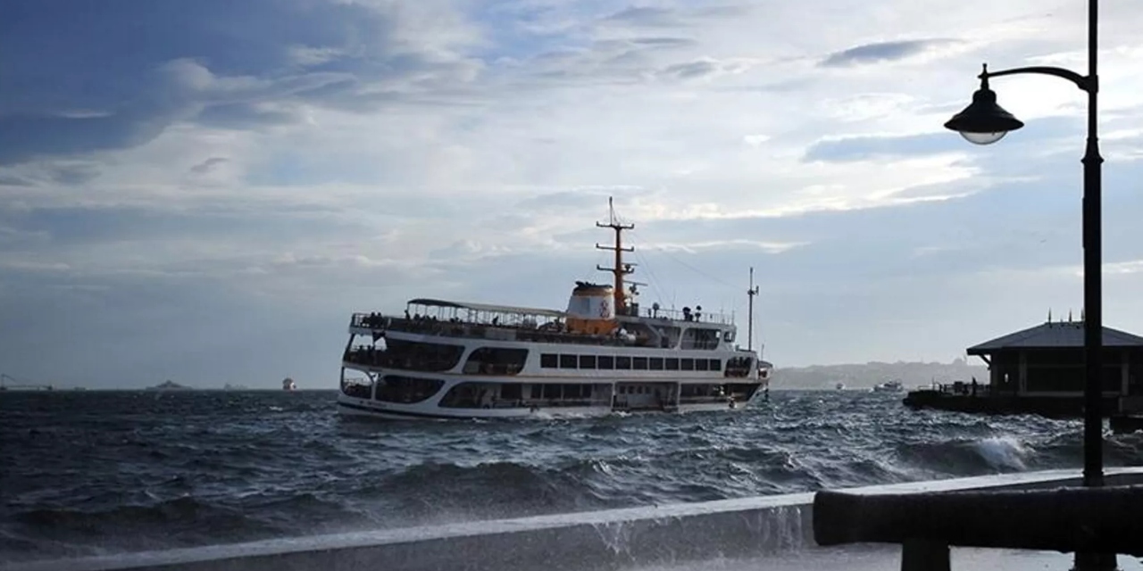 İstanbul'da bazı vapur seferleri iptal edildi