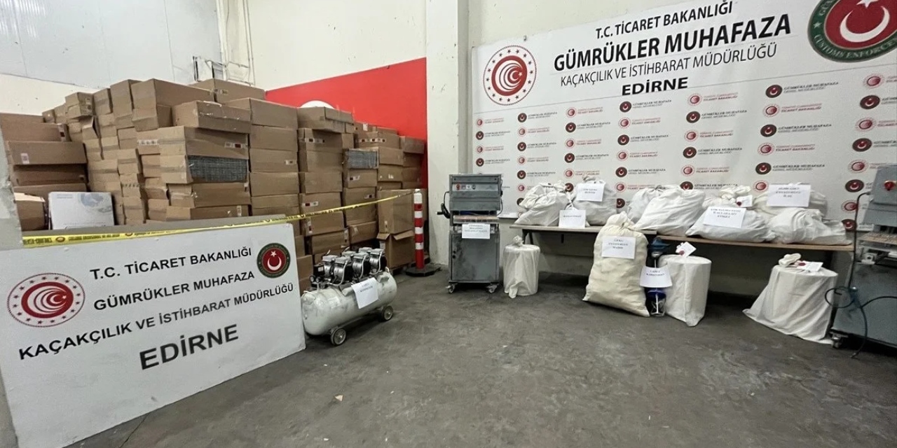 Edirne'de narkotik operasyonu: 117,4 kilogram uyuşturucu ele geçirildi