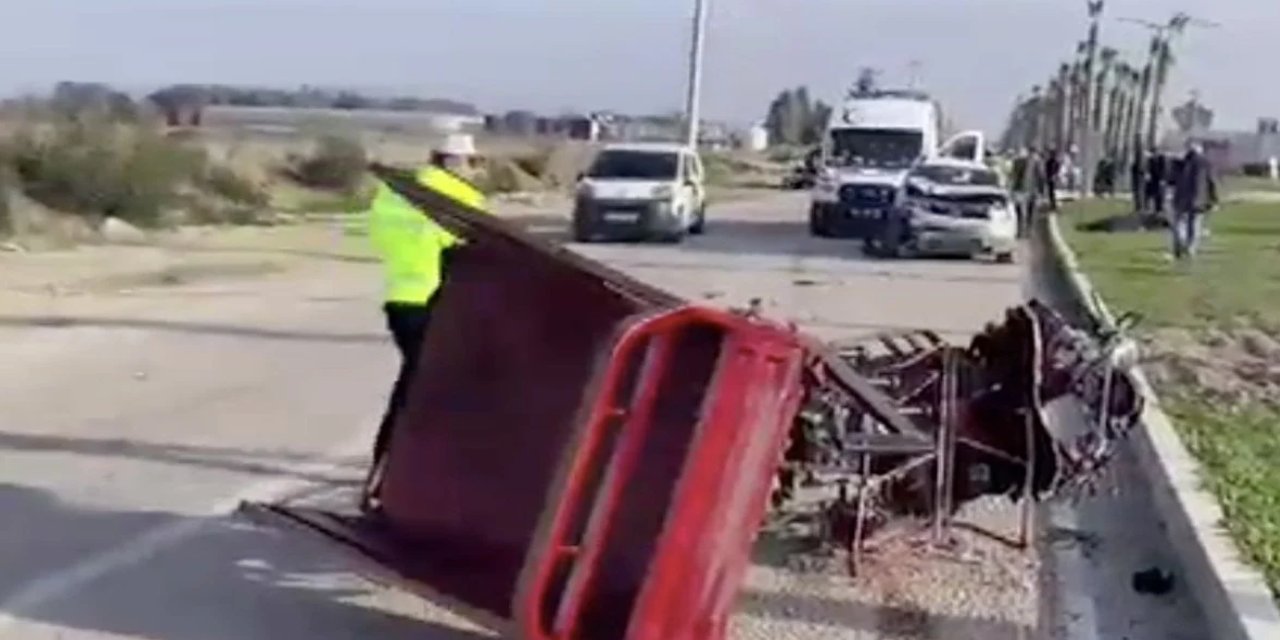 Adana'da trafik kazasında motosiklet sürücüsü hayatını kaybetti