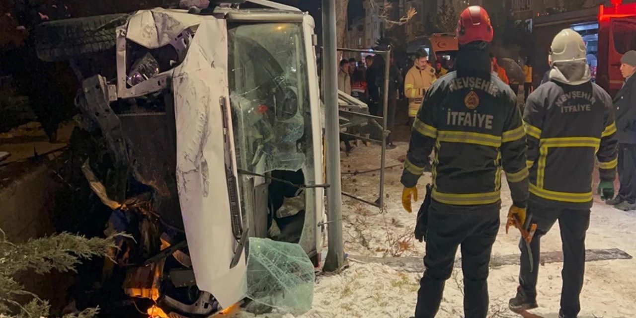 Nevşehir'de feci kaza: Çok sayıda yaralı var