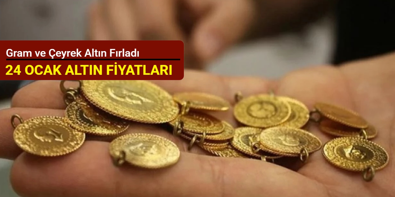 Altın fiyatları rekor tazeledi (24 Ocak 2026)