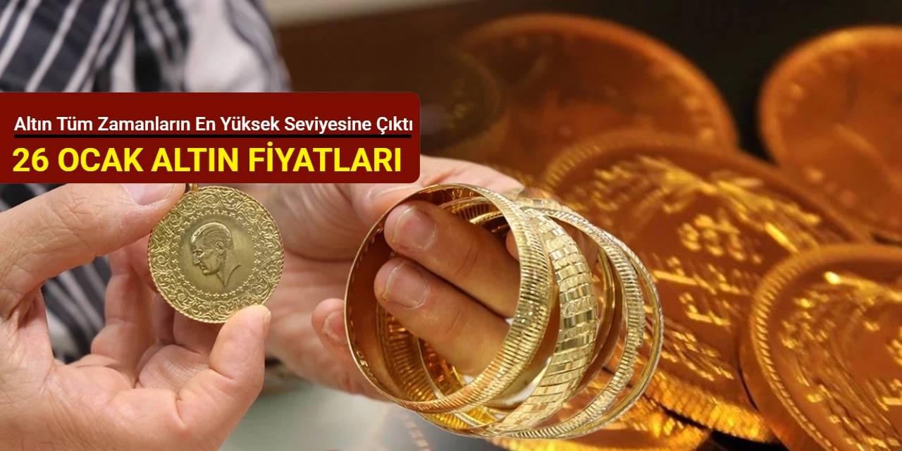 Altın tüm zamanların en yüksek seviyesine çıktı (26 Ocak 2026)