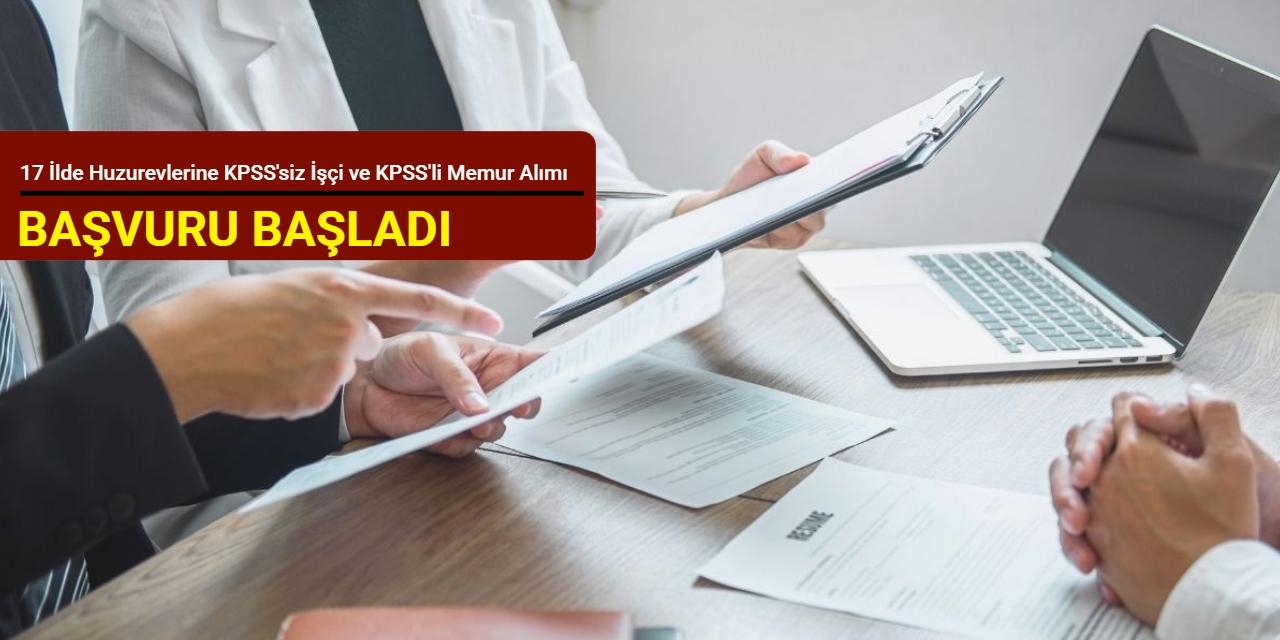 17 ilde Huzurevlerine KPSS'siz işçi ve 60 KPSS ile memur alımı başladı: Güncel SYDV personel alımı ilanları Ocak 2026