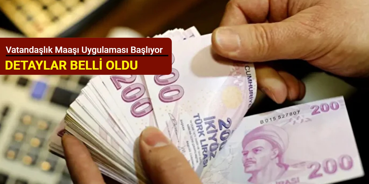 Vatandaşlık maaşının detayları belli oldu
