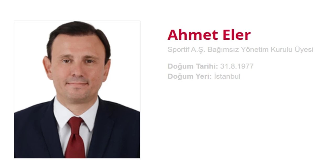 Galatasaray'da yönetim kurulu üyesi istifa etti