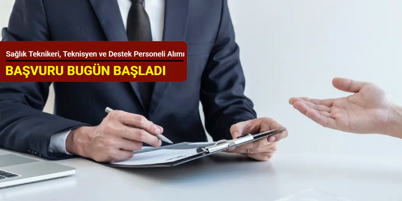 Sağlık teknikeri, teknisyen ve destek personeli...Necmettin Erbakan Üniversitesi personel alımı başvuru ekranı açıldı