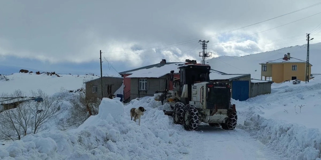 Iğdır'da kar yağışı nedeniyle 14 köye ulaşım sağlanamıyor