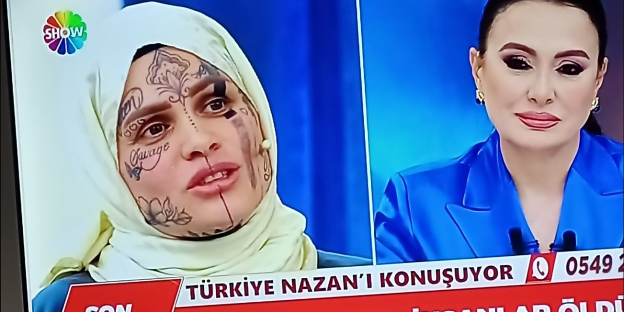 Dövmeli ve tesettürlü kadından açıklama