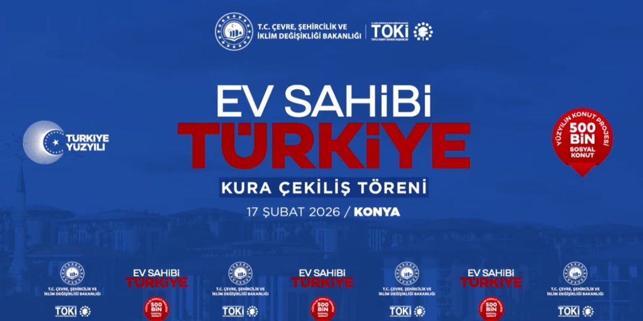 Toki Konya konut kura çekimi başladı